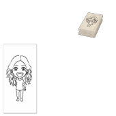 クラフトカリカチュアキャラクターc5e3p17ストーリーテリング ラバースタンプ (押印)