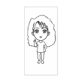 クラフトカリカチュアキャラクターn3e2p7ストーリーテリング ラバースタンプ