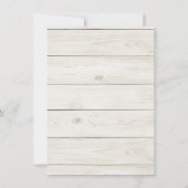 クラフトカン素朴パー誕生日キャンピングパーティー 招待状 (裏面)