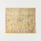 クラフトカーペットセンチュリー鈍黄色の黄金  タペストリー (正面(横))