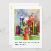 クラフトキャッスルクラフトイベント招待状 招待状 (正面/裏面)