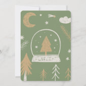 クラフトクリスマスパーティー招待状 招待状 (裏面)