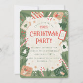 クラフトクリスマスパーティー招待状 招待状 (正面)