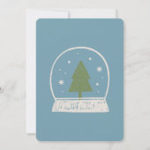 クラフトクリスマスパーティー招待状 招待状 (裏面)