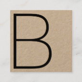 クラフトクールプロフェッショナルモノグラムスクエア スクエア名刺 (正面)