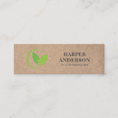 クラフトグモダンリーミニマルンエコプロフェッショナル スキニー名刺 (正面)