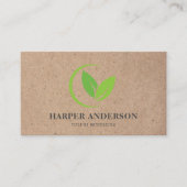 クラフトグモダンリーミニマルンエコプロフェッショナル 名刺 (正面)