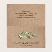 クラフトグモダンリーンオリミニマルーブツリープロフェッショナル 名刺 (外部フラット)