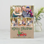 クラフトグリーンブラシスクリプトヴィンテージツruck 4枚の写真 シーズンカード (スタンド正面)