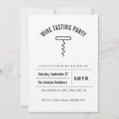 クラフトコレクションワインテイスティング招待状 招待状 (正面)