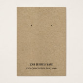 クラフトゴールデン葉ズイヤリングディスプレイカード (正面)