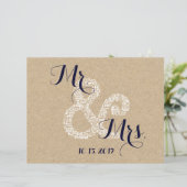 クラフトサンフラワーブライド結婚式 プログラムフライヤー (スタンド正面)