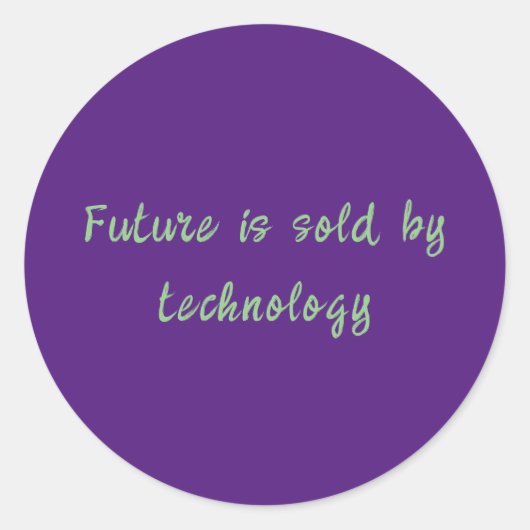 クラフトサークルラベルシール ラウンドシール (正面)