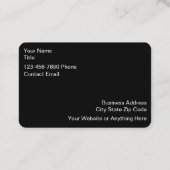 クラフトショップと用品の名刺 ロイヤリティカード (裏面)