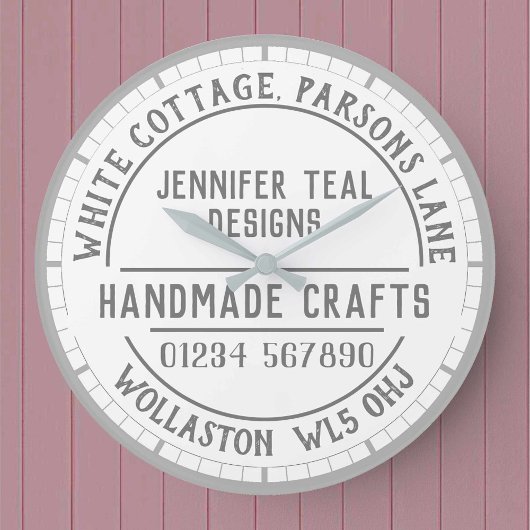 クラフトショップウォールクロック ラージ壁時計