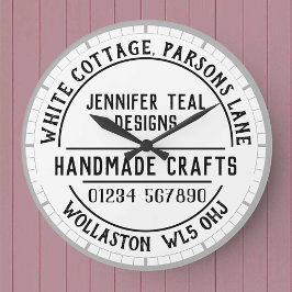 クラフトショップウォールクロック ラージ壁時計