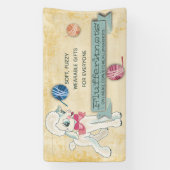 クラフトショー子羊の編み物クロシェhomespun ba 横断幕 (縦)