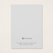 クラフトシンプルイヤリングジュエリー表示カード (裏面)