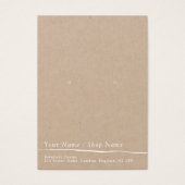 クラフトシンプルイヤリング表示カード (正面)