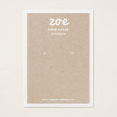 クラフトシンプルイヤリング表示カード (正面)