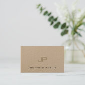 クラフトシンプルエレガントモダンデザインプ芸術的ラン 名刺 (スタンド正面)
