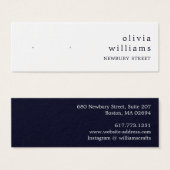 クラフトシンプル紙スタッドイヤリングディスプレイカード (正面&裏面)