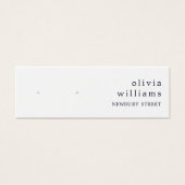 クラフトシンプル紙スタッドイヤリングディスプレイカード (正面)