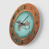 クラフトジュエリー裁縫ホビースタジオウォールクロック ラージ壁時計 (傾斜)