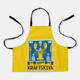 クラフトスキヴァ – スウェーデンクレイフィッシュパーティー エプロン