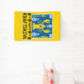 クラフトスキヴァ – スウェーデンクレイフィッシュパーティー 横断幕 (インサイチュ)