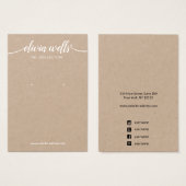 クラフトスクリプト書道フォントイヤリングディスプレイ (正面&裏面)