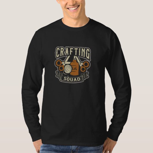 クラフトスクワッドクリエイティブ針仕事 Tシャツ (正面)