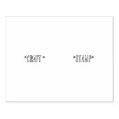 クラフトスタンプカスタム文字木製ハンドルジェットブラック ラバースタンプ (インプリント)