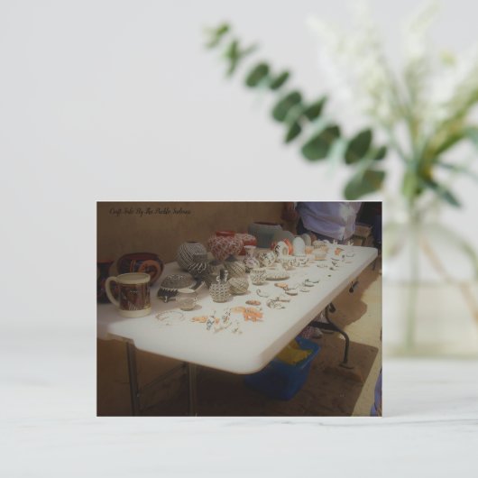 クラフトセールバイザプエブロインディアン ポストカード (スタンド正面)