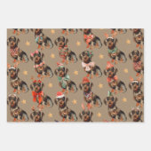 クラフトダッ素朴シュンドクリスマスパーティー ラッピングペーパーシート (正面3)