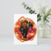 クラフトダンジョン〔占星術の〕十二宮図 – レオ ポストカード (スタンド正面)