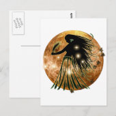 クラフトダンジョン〔占星術の〕十二宮図-《星座》乙女座 ポストカード (正面/裏面)