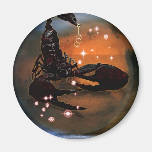 クラフトダンジョン〔占星術の〕十二宮図-蠍座 マグネット (正面)