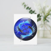 クラフトダンジョン〔占星術の〕十二宮図 – 魚座 ポストカード (スタンド正面)