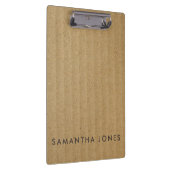 クラフトダンボール紙パーソナライズされたオフィスギフト クリップボード (右)