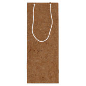 クラフトチョコレートおよびワイン・ボトルのパーティーのギフトバッグ ワインギフトバッグ (裏面)