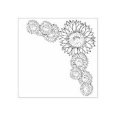 クラフトデコひまわりコーナー ラバースタンプ (インプリント)