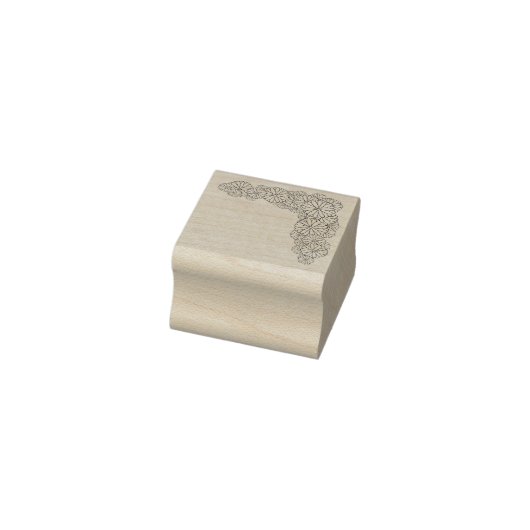 クラフトデコデイジー花コーナー ラバースタンプ (スタンプ)