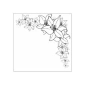 クラフトデコユリコーナー ラバースタンプ (インプリント)