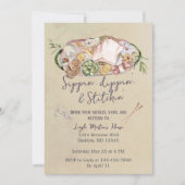 クラフトナイト編み物パーティー 招待状 (正面)