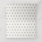 クラフトネイビーパインウッズマウンテンスケッチ結婚ズ プレイスカード (内部開封)