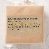 クラフトハニカムラベル金ゴールド蜂蜜 ラベル (インサイチュ)