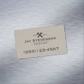 クラフトハンディマンホーム修理ハンマーとレンチ マグネット名刺 (インサイチュ)