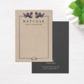 クラフトパイン素朴コーンのイヤリングジュエリー表示 (デスク)