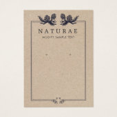 クラフトパイン素朴コーンのイヤリングジュエリー表示 (正面)